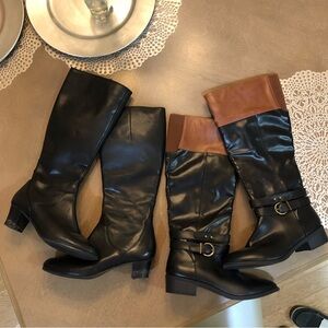 Set of 2 Pairs of PROJECT Costume Cosplay Tall Heeled Boots